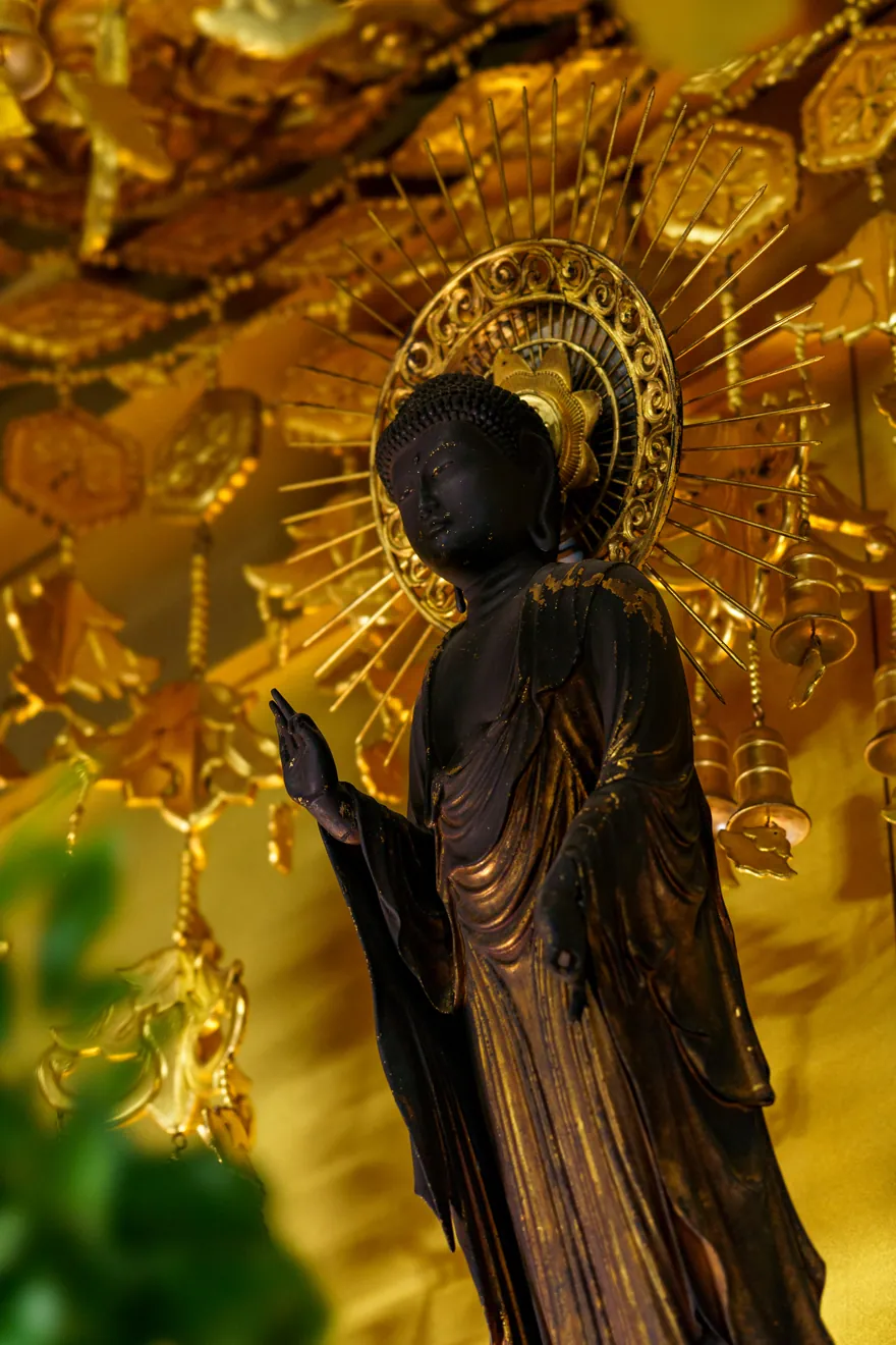 西宗寺の御本尊 阿弥陀如来像